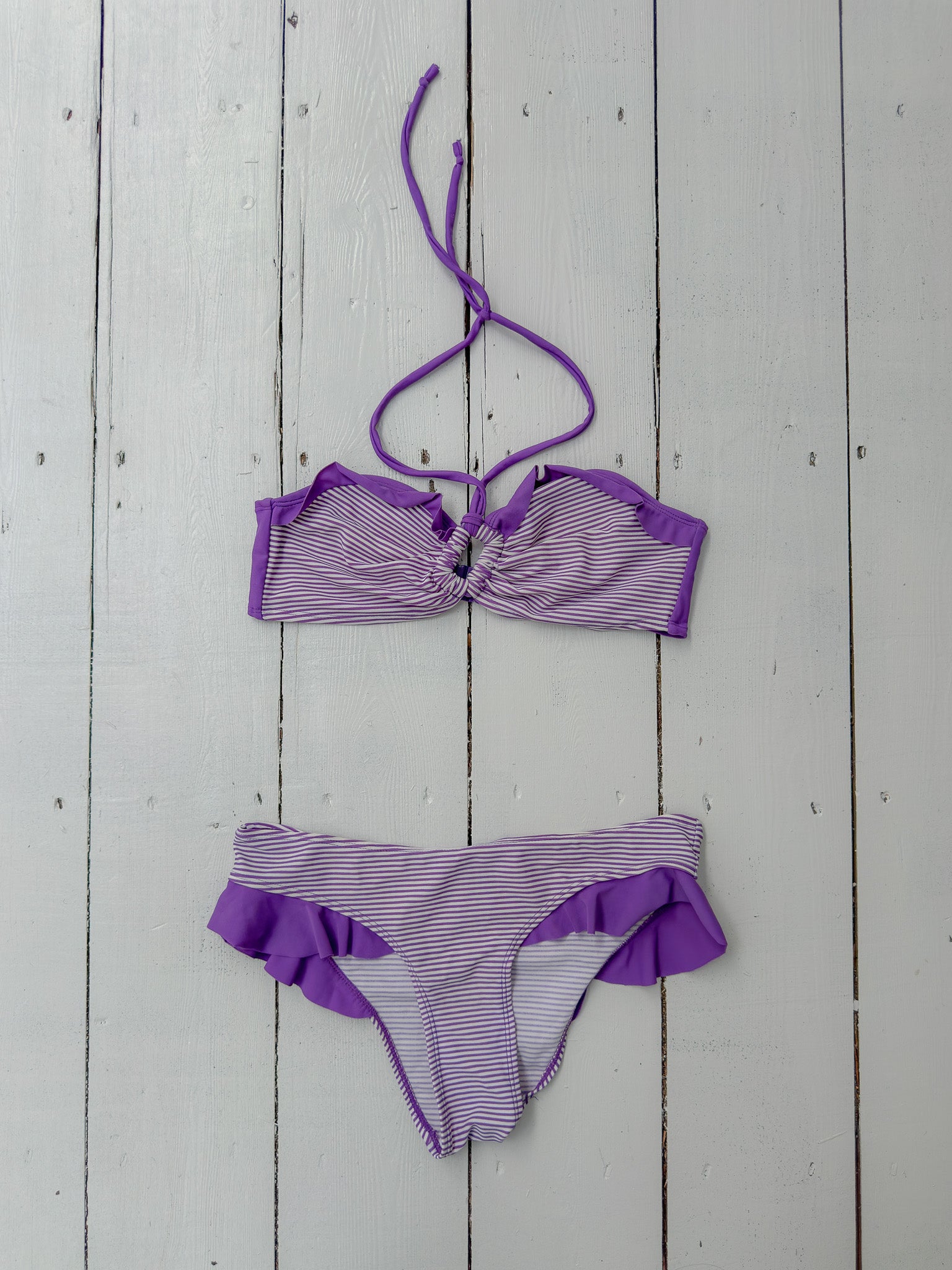 stripe bikini — size S