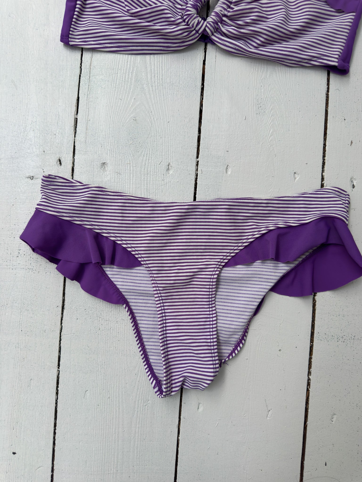 stripe bikini — size S