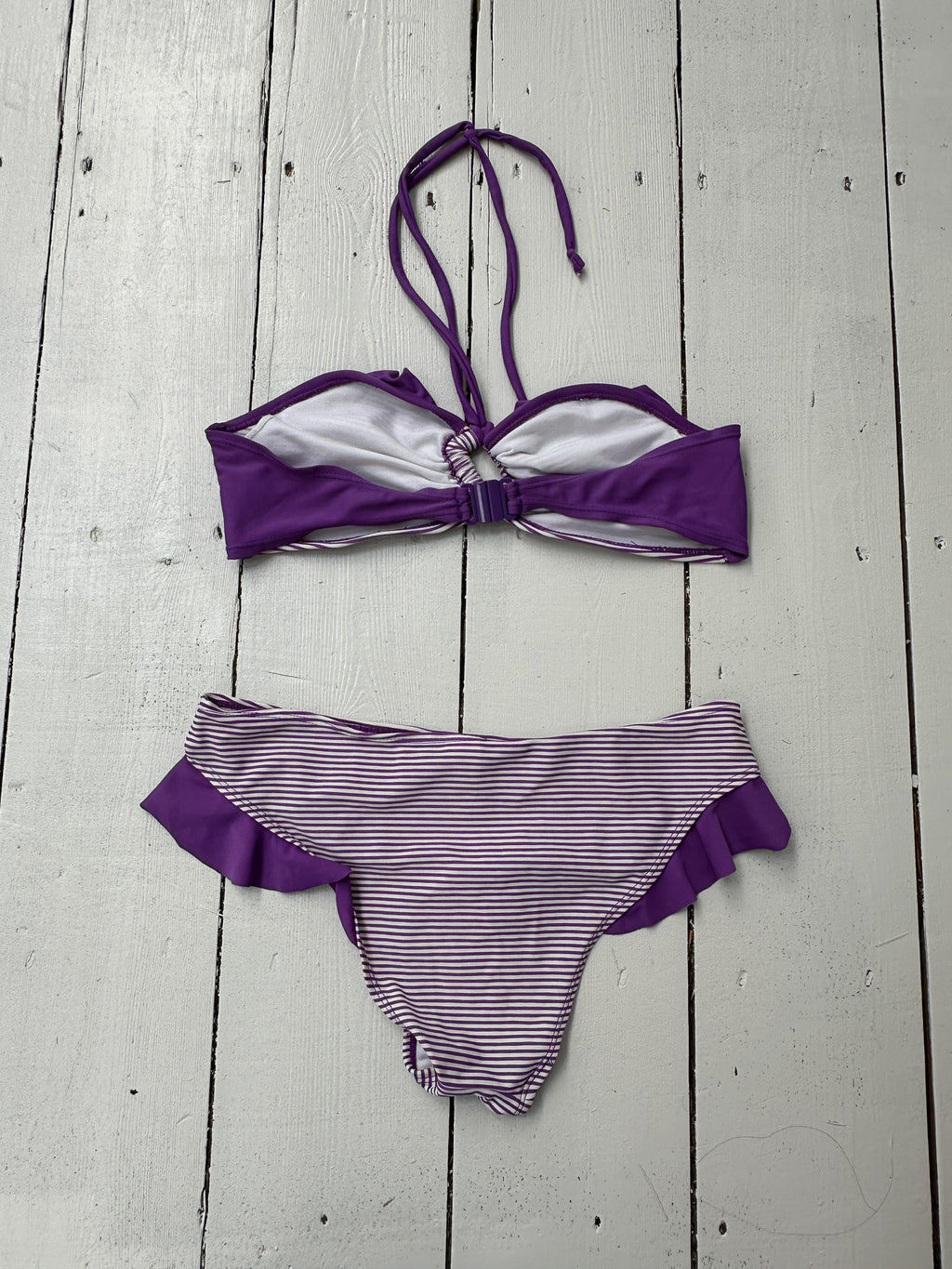 stripe bikini — size S