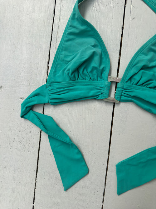 aqua bikini top — size XS/S