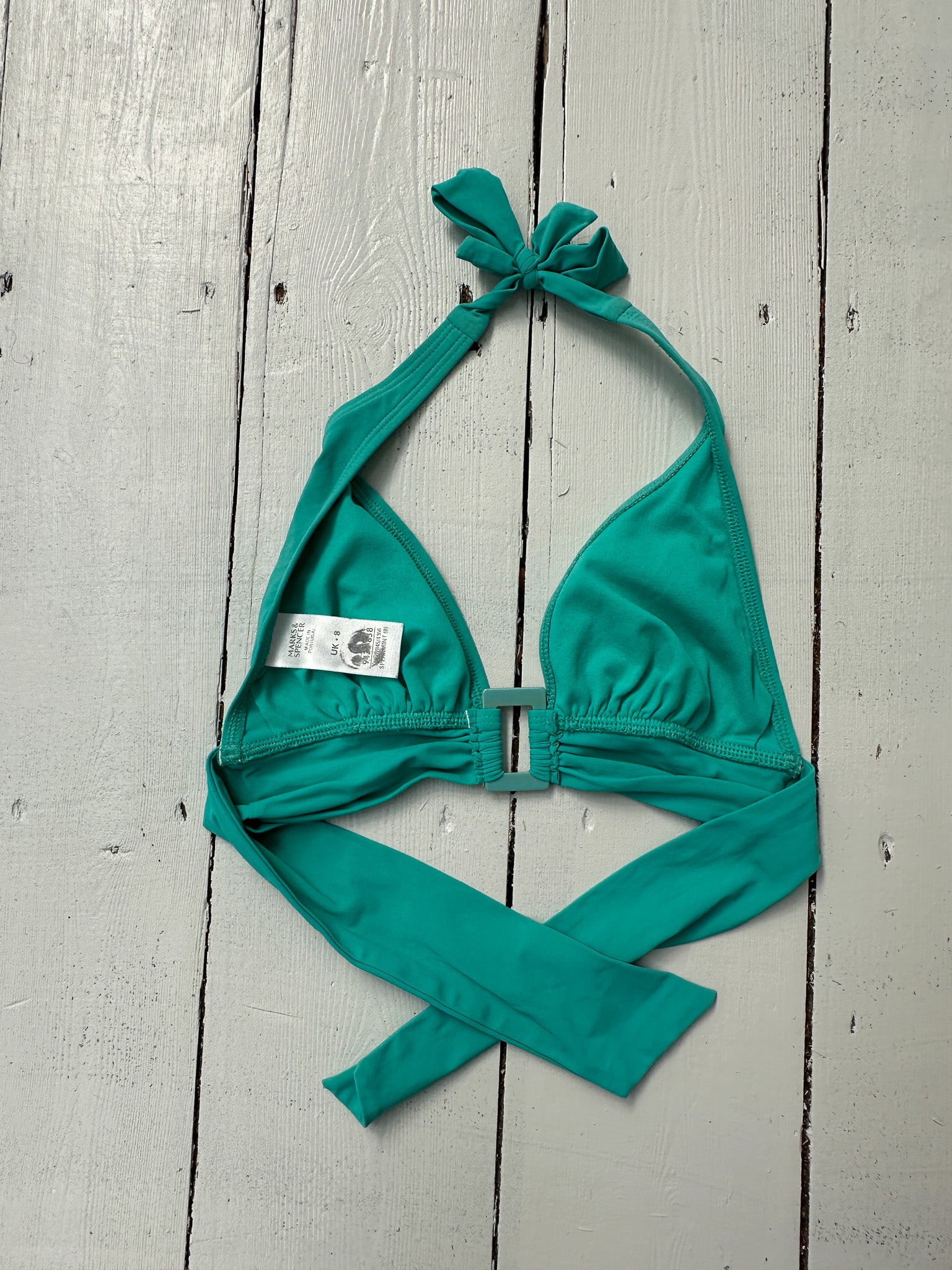 aqua bikini top — size XS/S