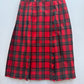 Tartan Wool Skirt • Size S/M