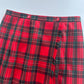 Tartan Wool Skirt • Size S/M