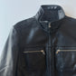 Leather Moto Jacket • Size S