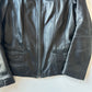 Dual Zip Leather Jacket • Size S/M