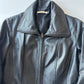 Dual Zip Leather Jacket • Size S/M