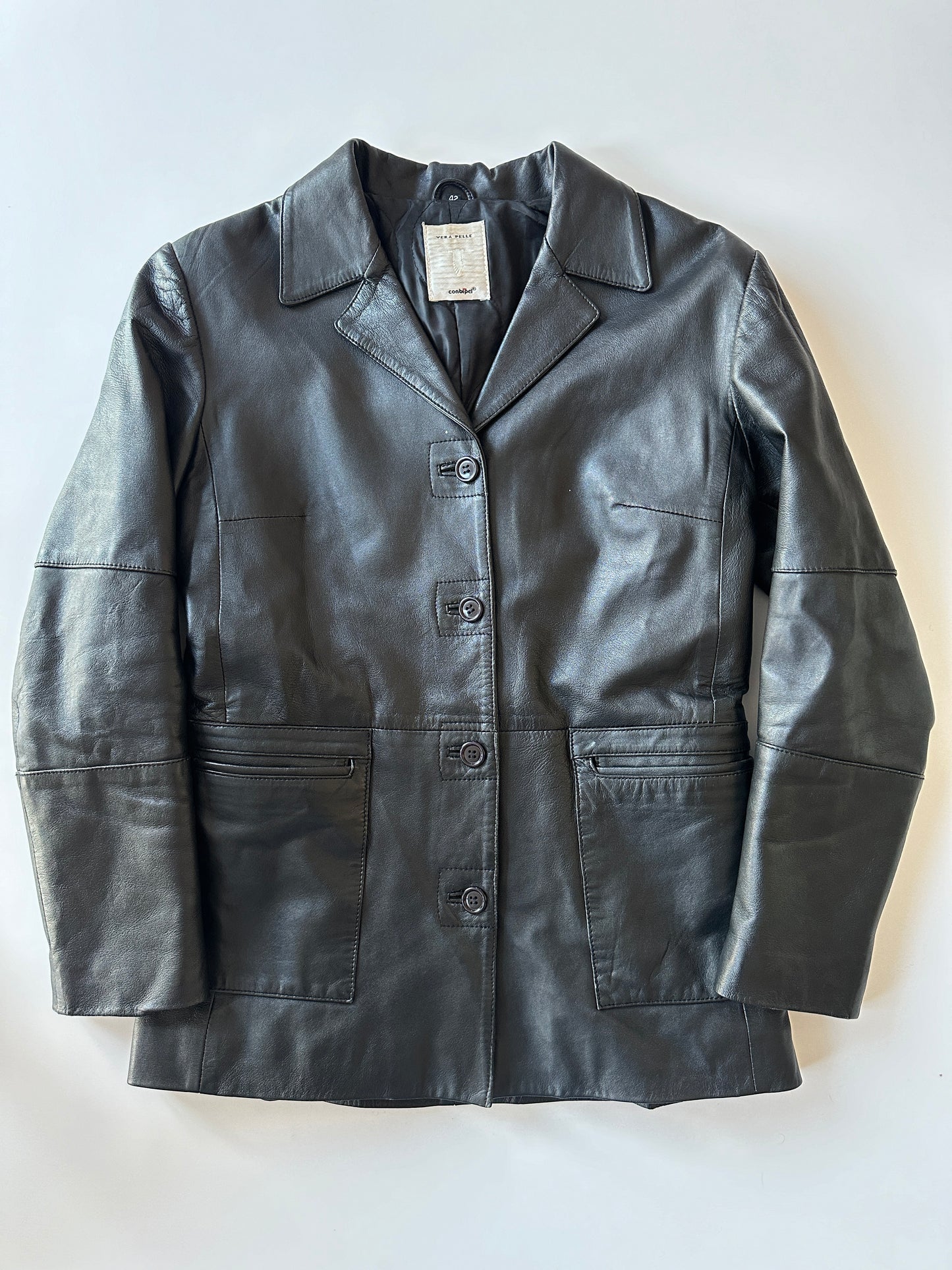 Leather Jacket • Size S/M