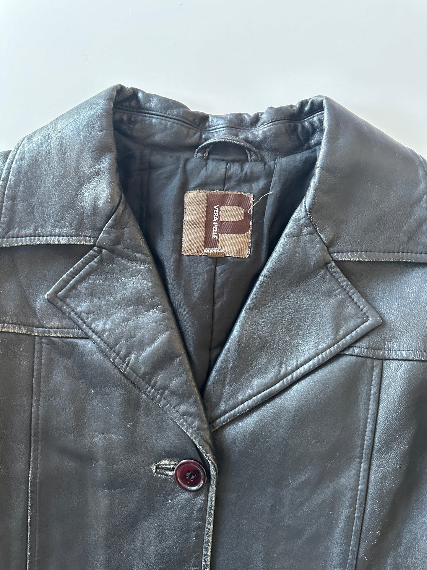 Leather Jacket • Size S/M