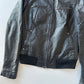 Leather Bomber Jacket • Size XS/S