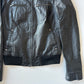 Leather Bomber Jacket • Size XS/S