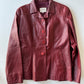 Red Leather Jacket • Size S/M