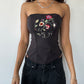 Embroidered Bustier Top ⋆ Size XS
