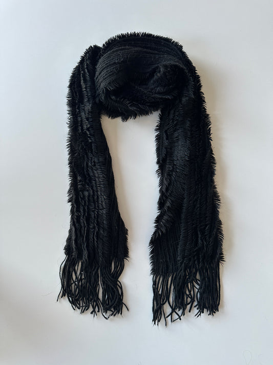 Fluffy Knit Scarf • One Size