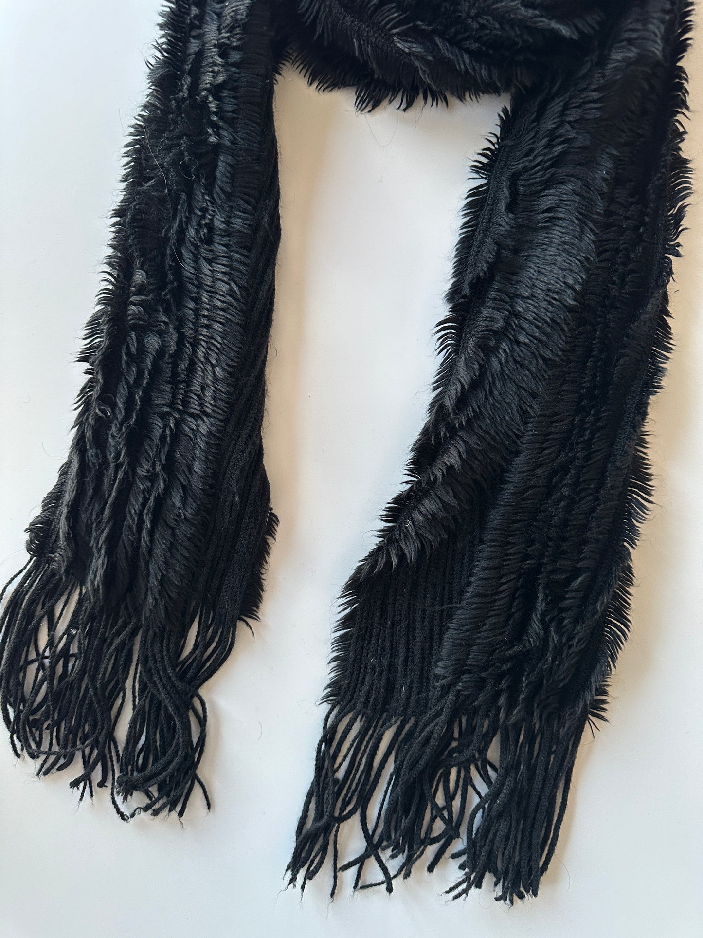 Fluffy Knit Scarf • One Size