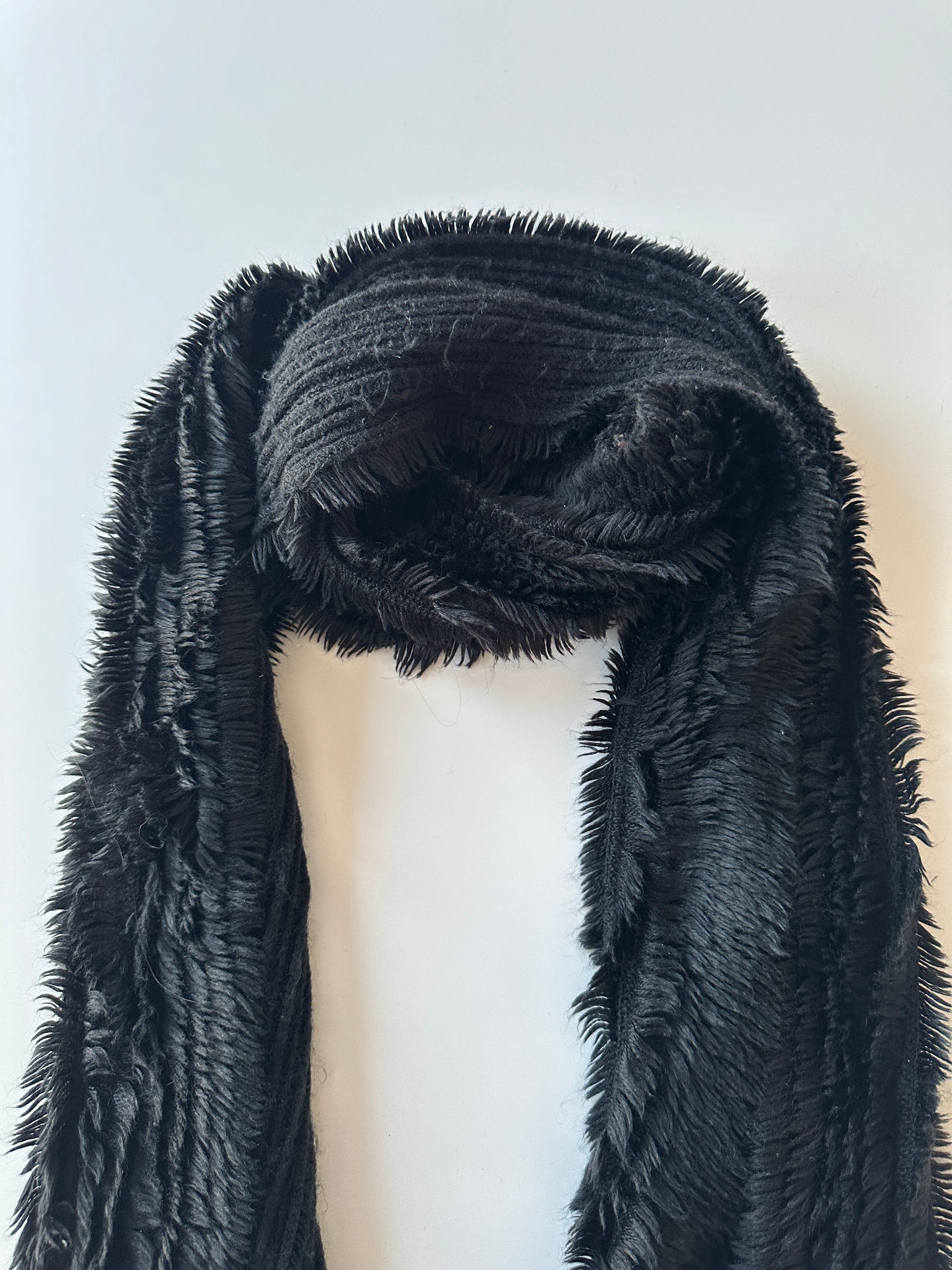 Fluffy Knit Scarf • One Size