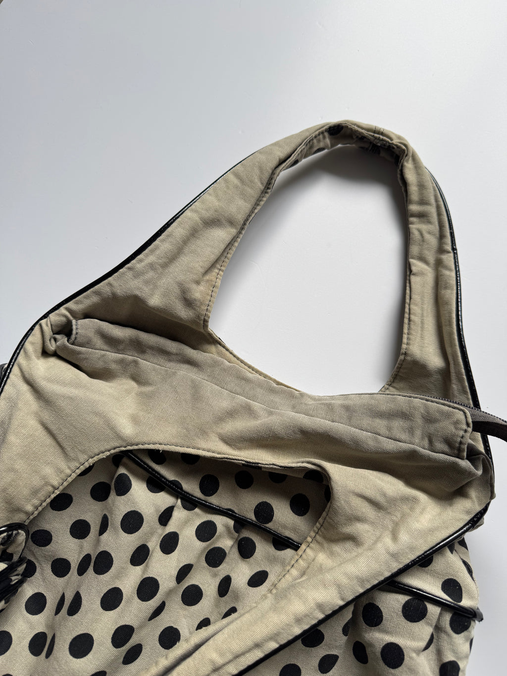 polka dot bag — one size