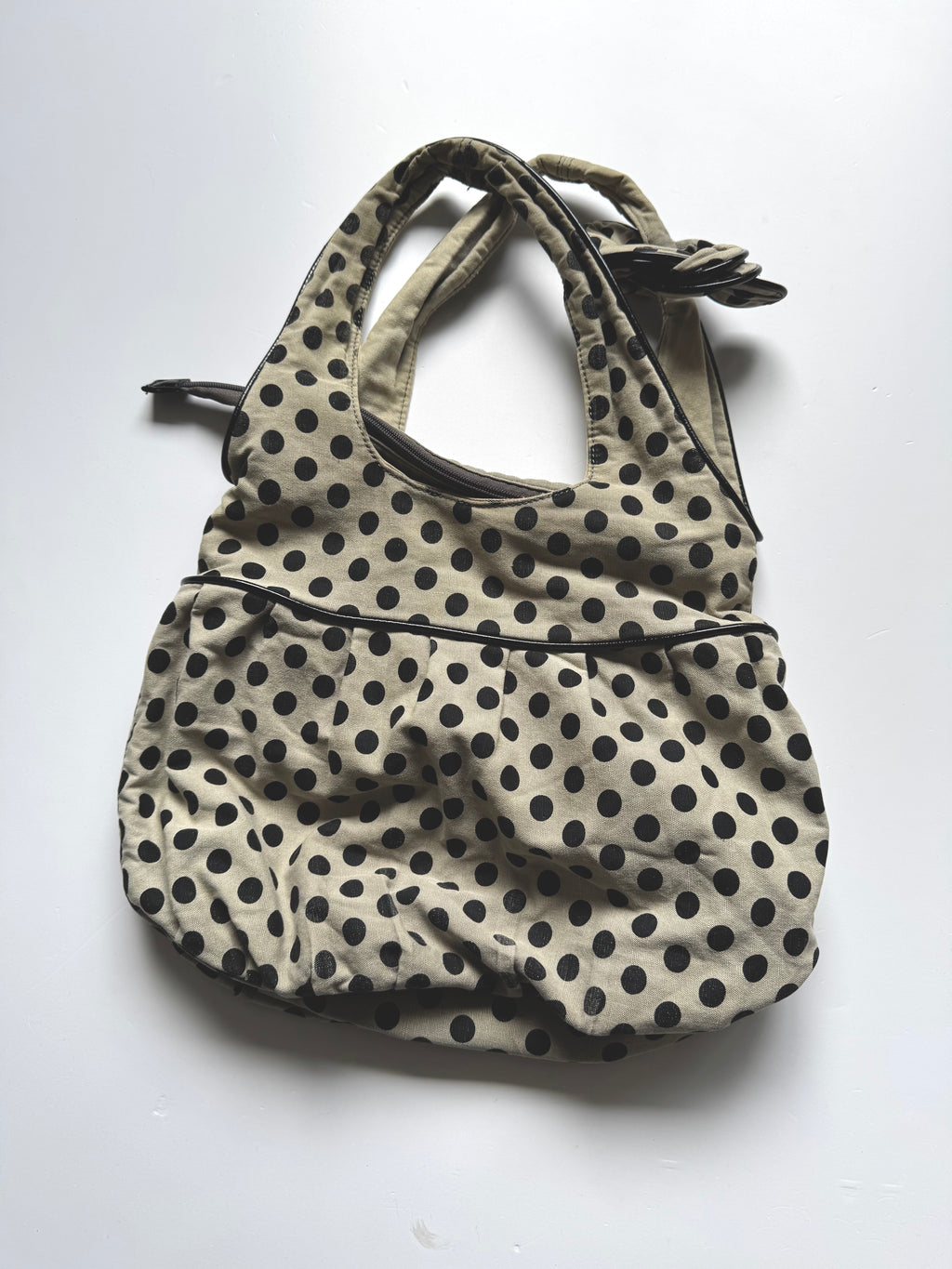 polka dot bag — one size