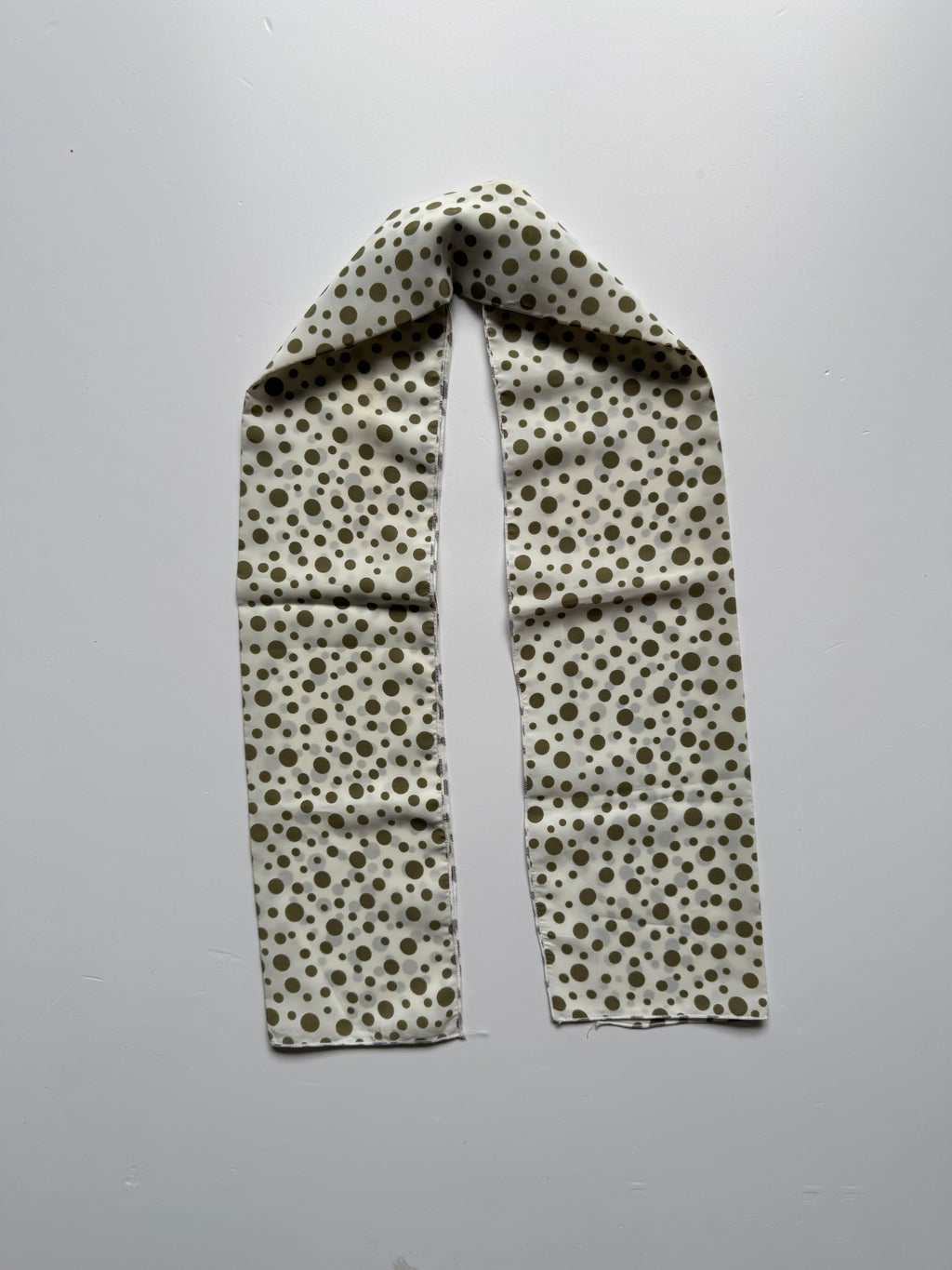 polka dot neck scarf