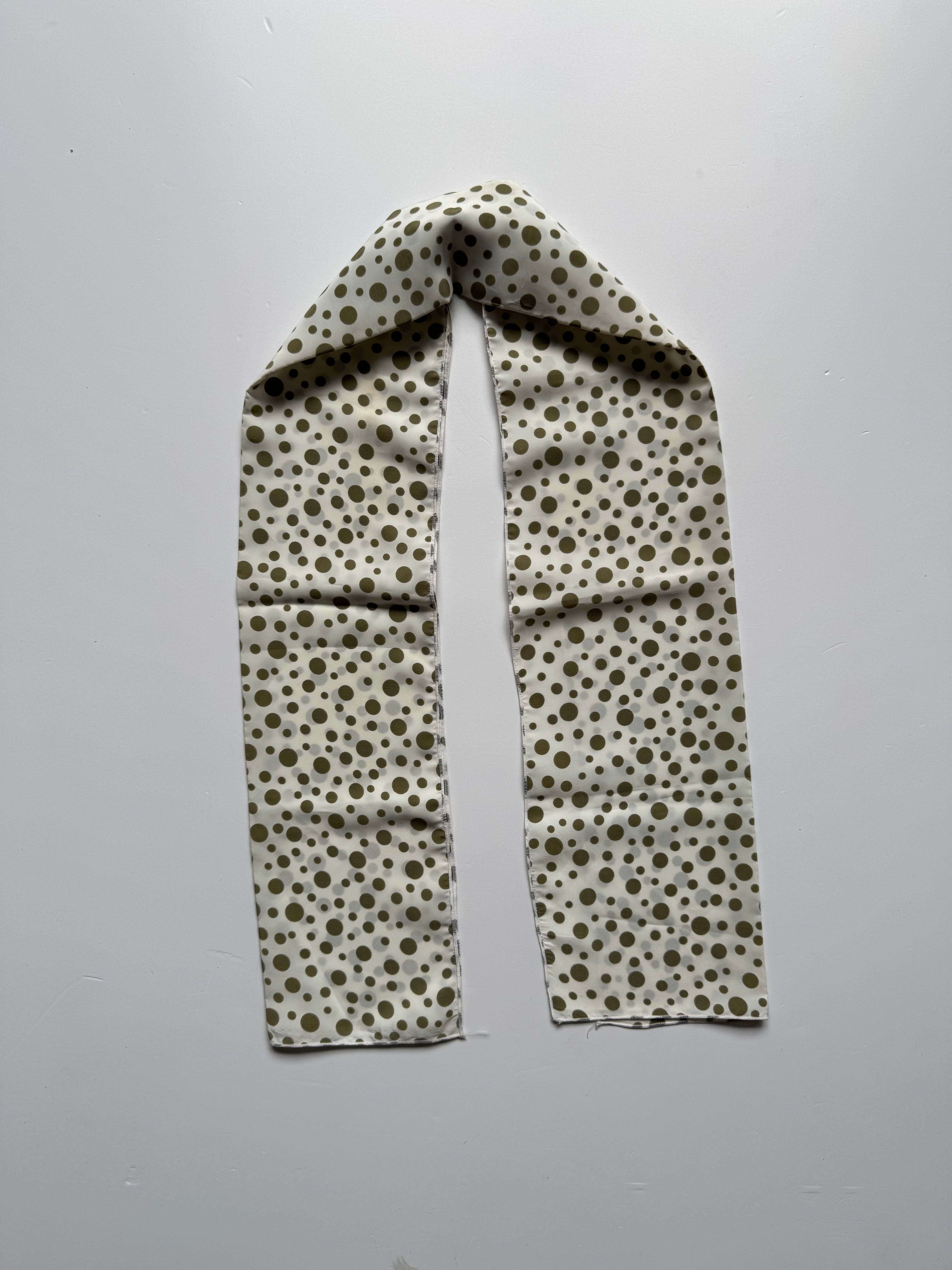 polka dot neck scarf