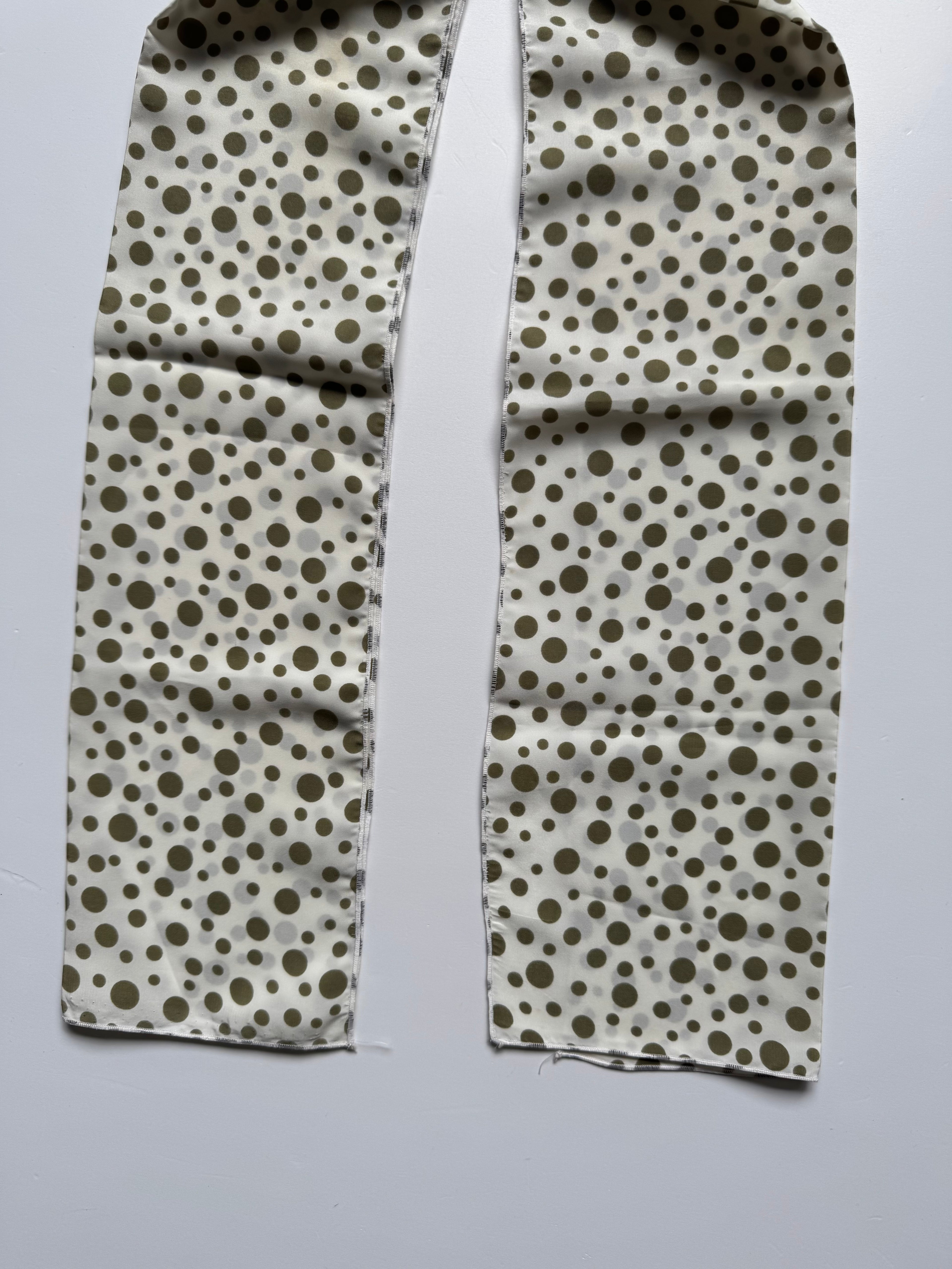 polka dot neck scarf