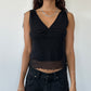 Ruched Mesh Top ⋆ Size M