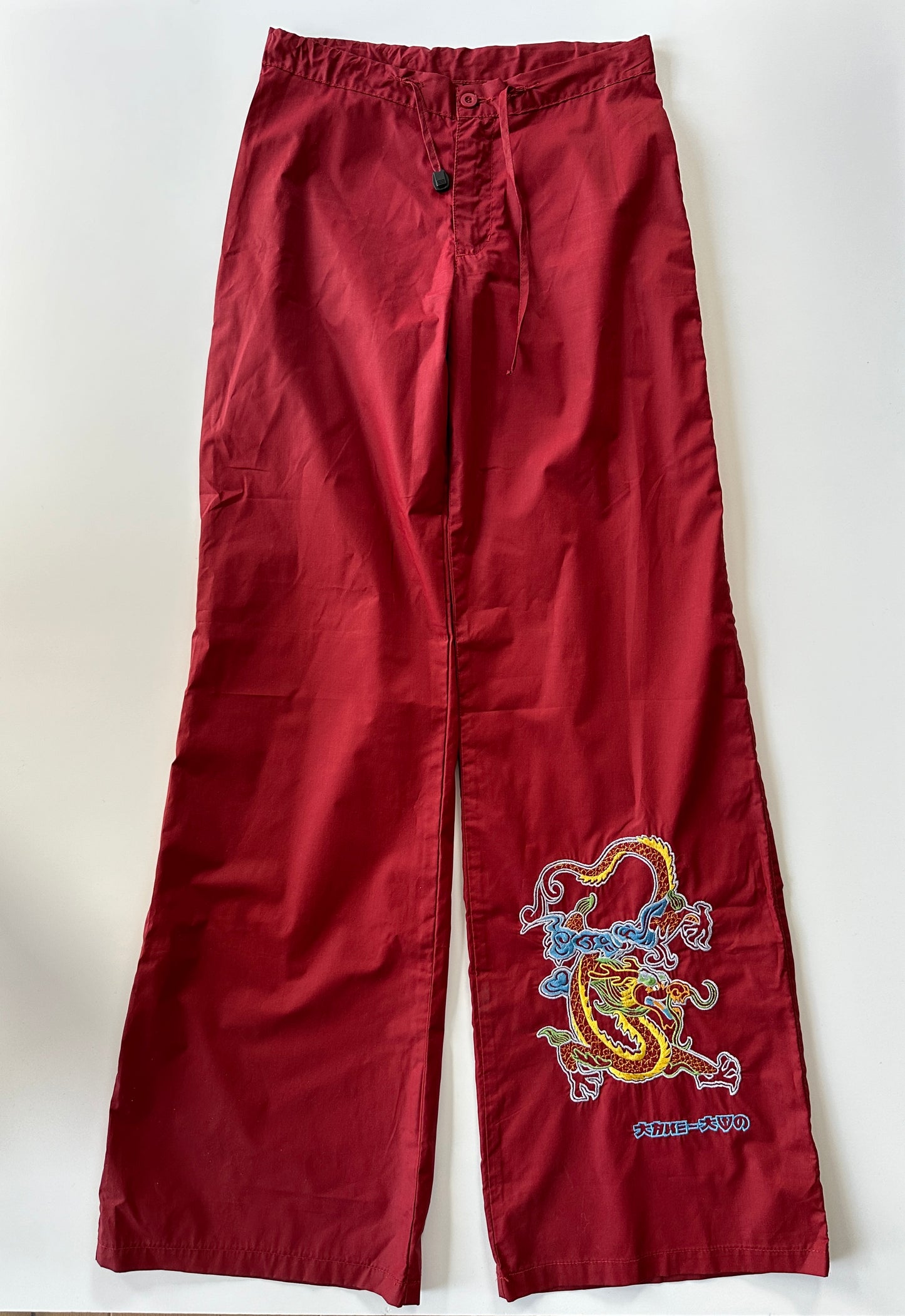 Embroidered Nylon Pants • Size XS/S