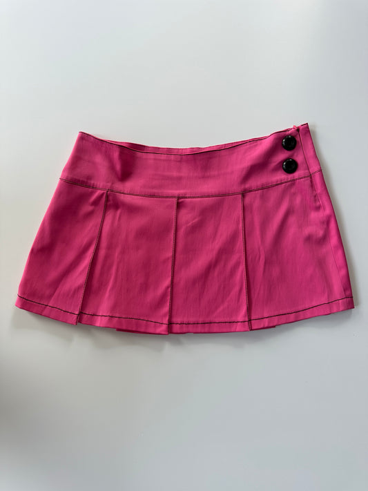 Pleated Mini Skirt • Size S