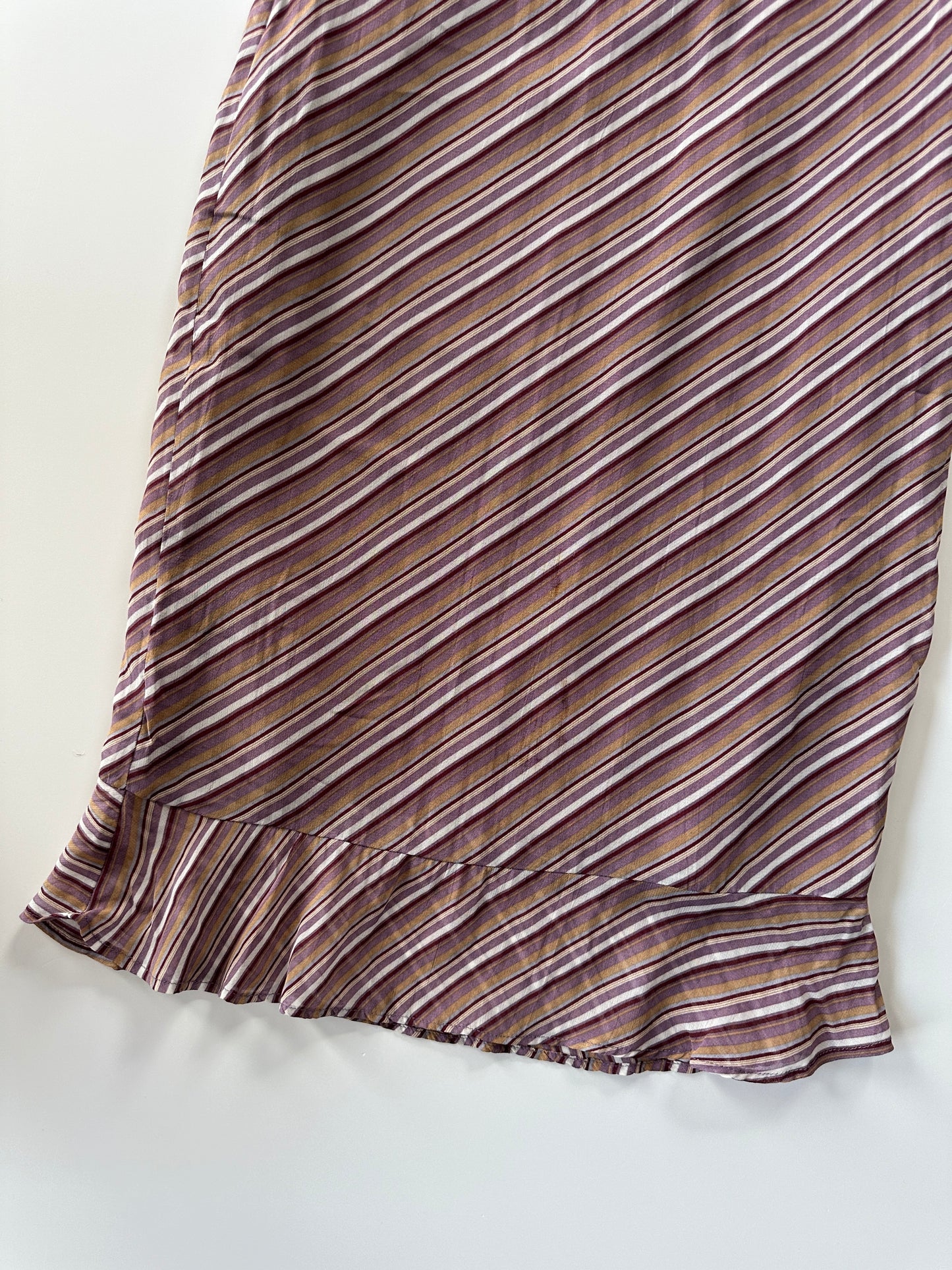 Striped Midi Skirt • Size XS