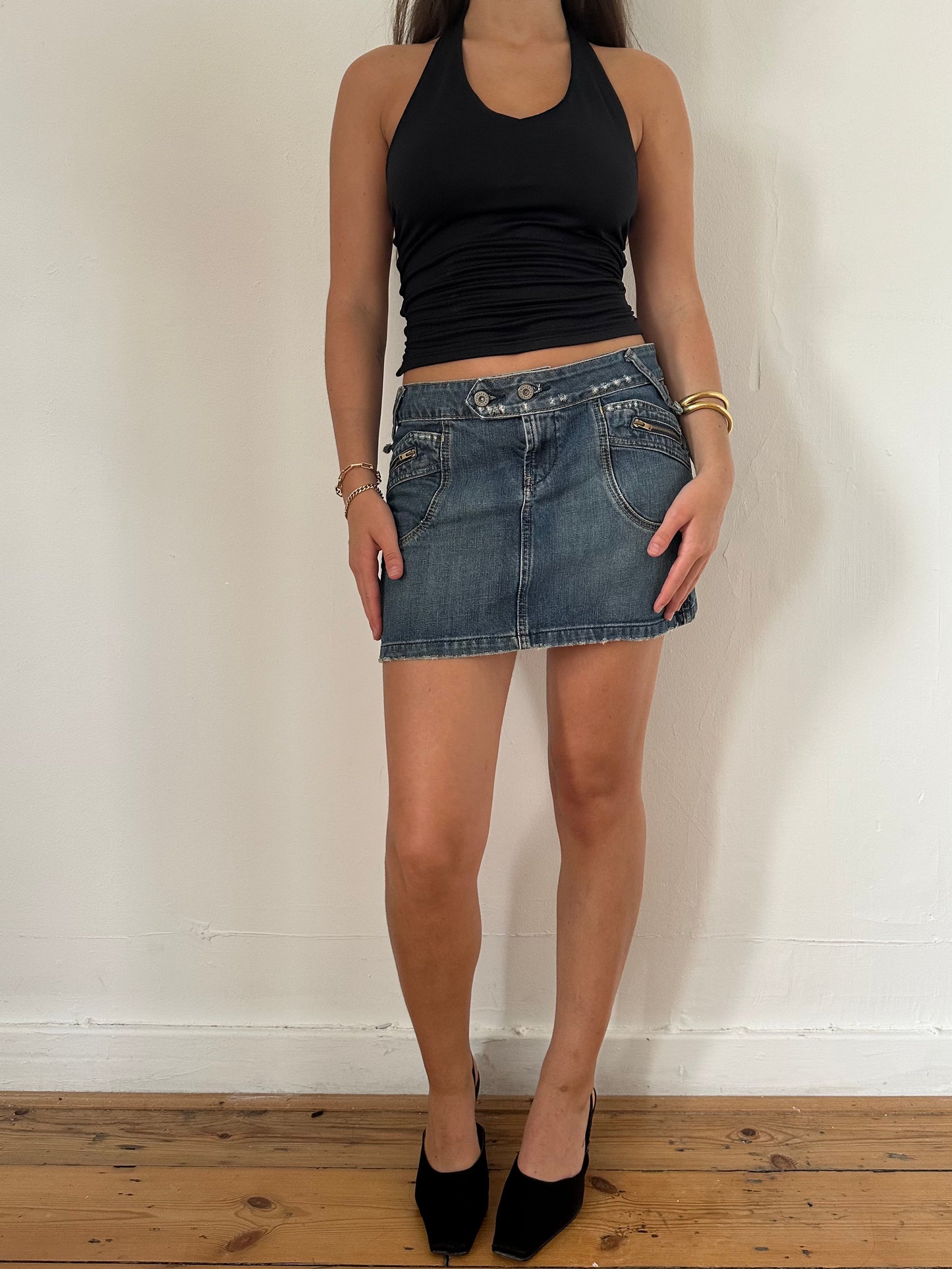 00's Mini Skirt - Size S