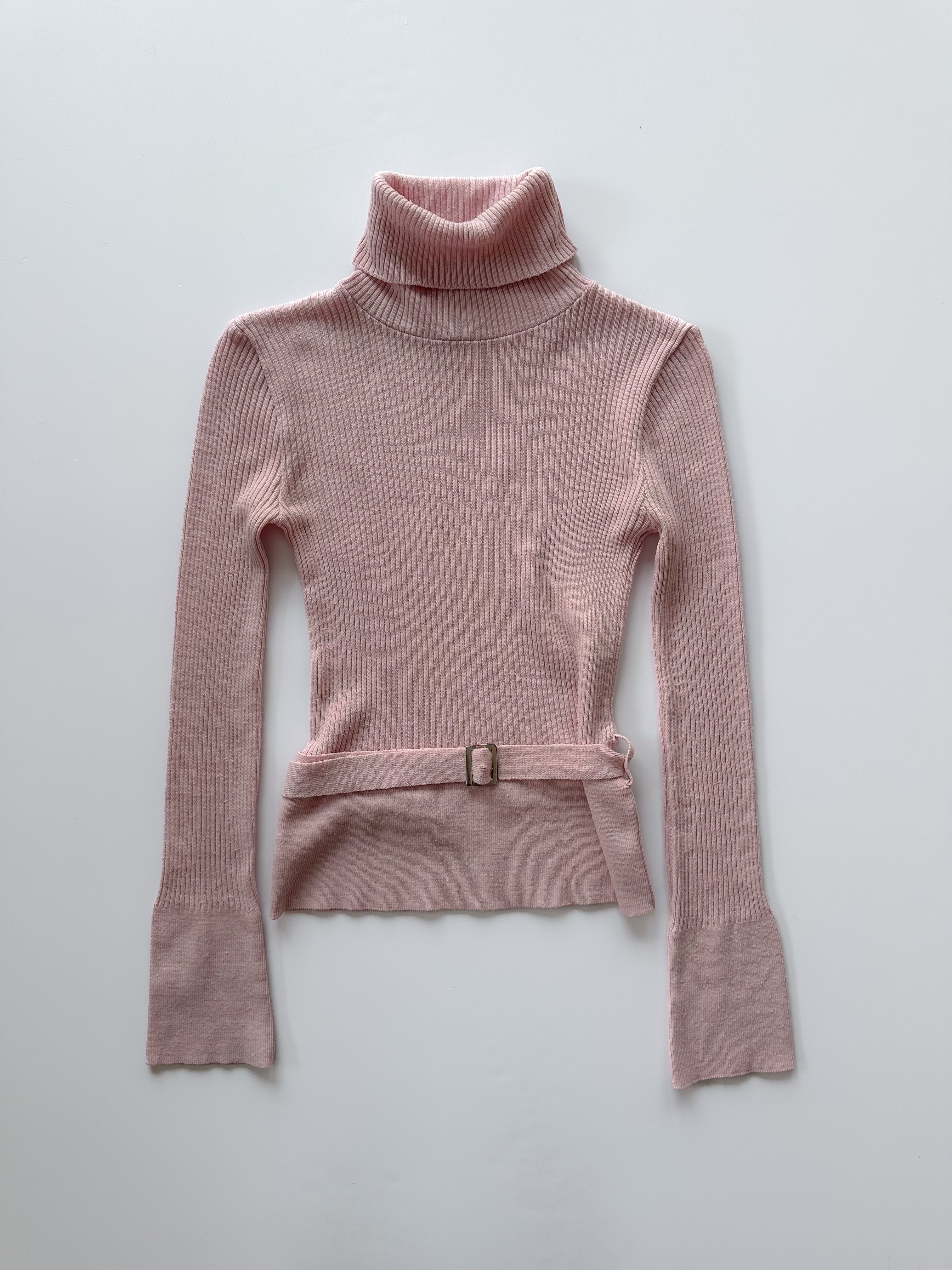 roll-neck knit jumper / size xsmall