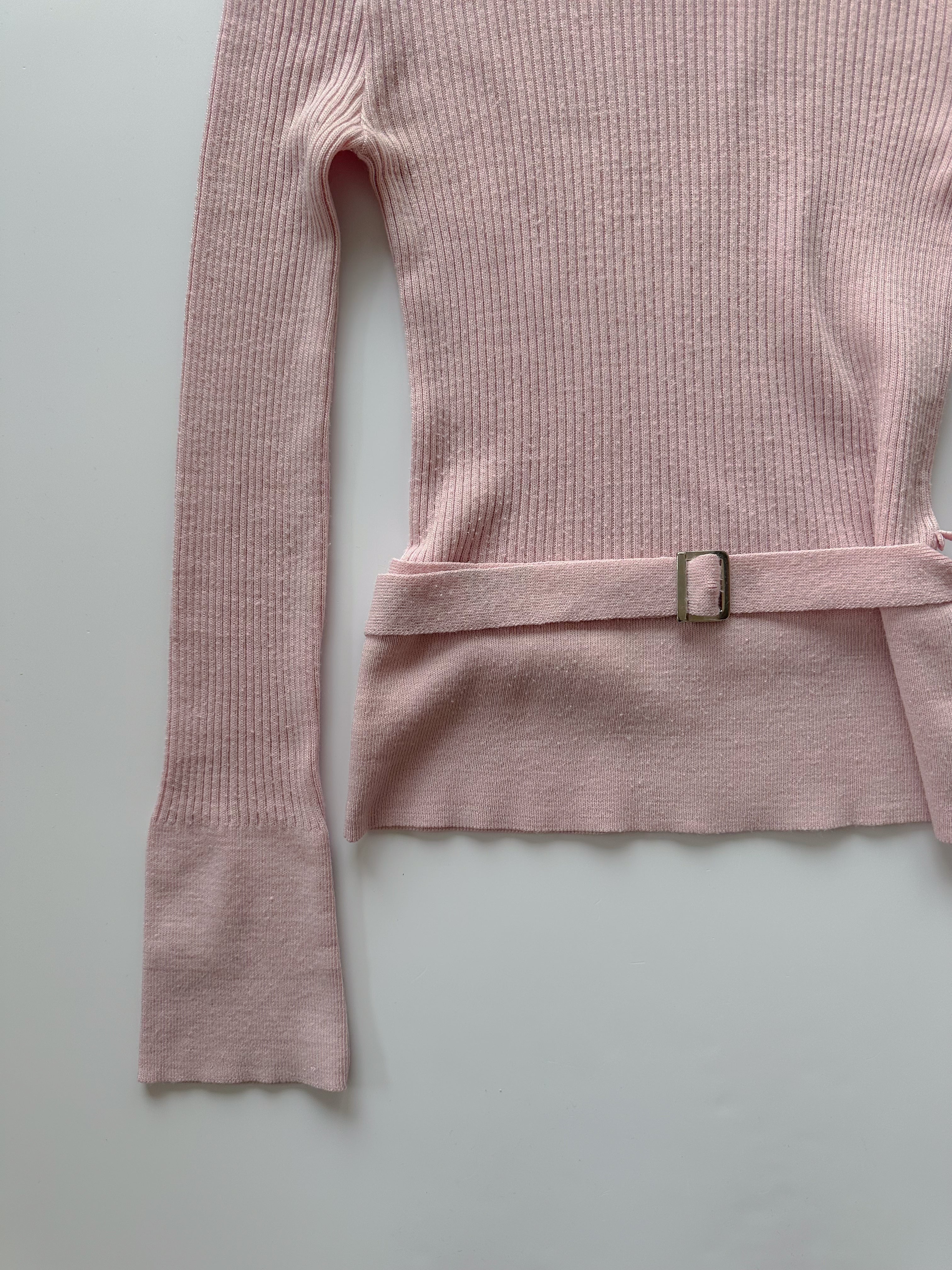 roll-neck knit jumper / size xsmall