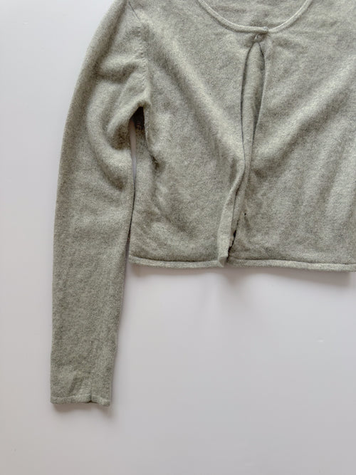 100% cashmere cardigan / size small-medium