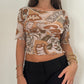 90's Mesh Top - Size S