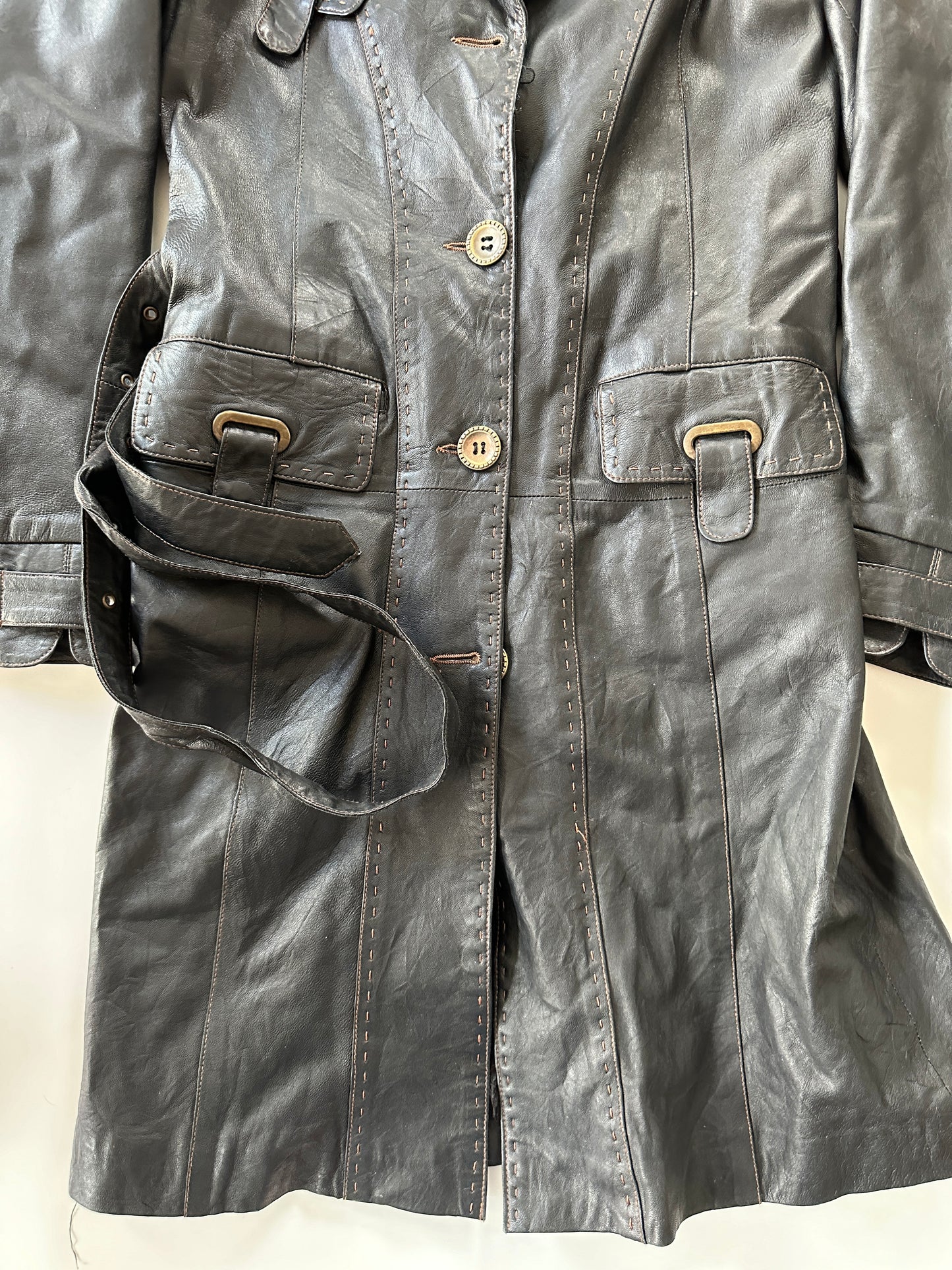 Leather Jacket • Size M