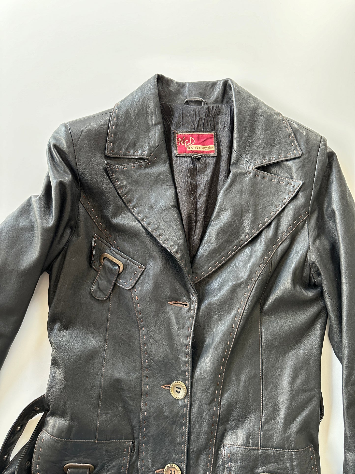 Leather Jacket • Size M