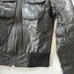 Leather Bomber Jacket • Size S