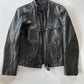 Leather Bomber Jacket • Size S