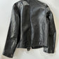 Leather Bomber Jacket • Size S