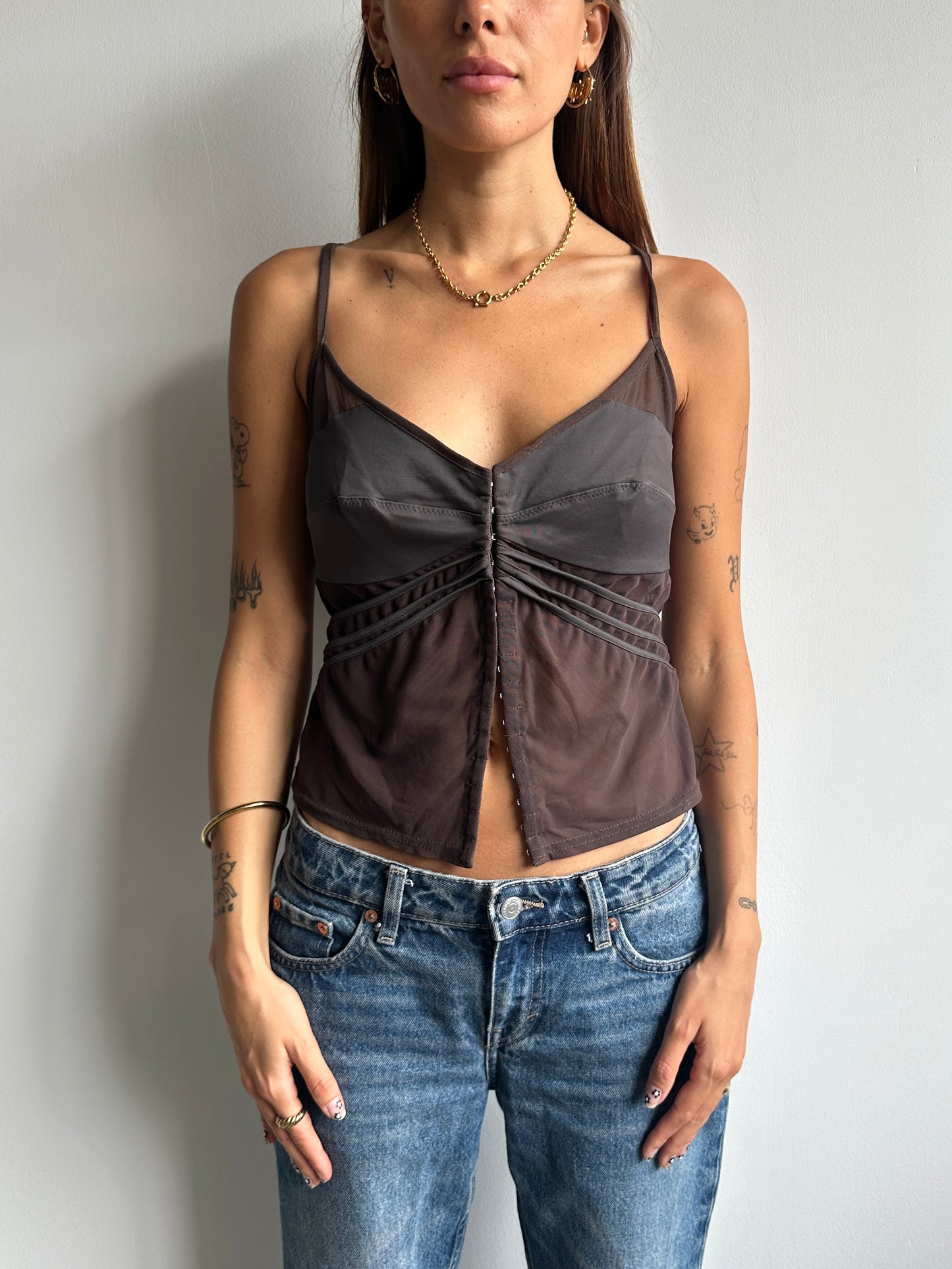 Hook Eye Bustier - Size M