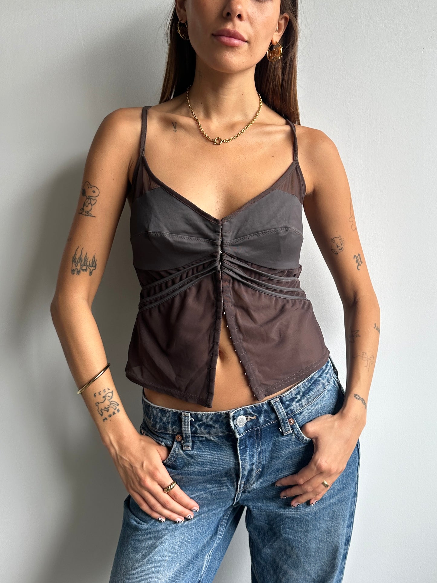 Hook Eye Bustier - Size M