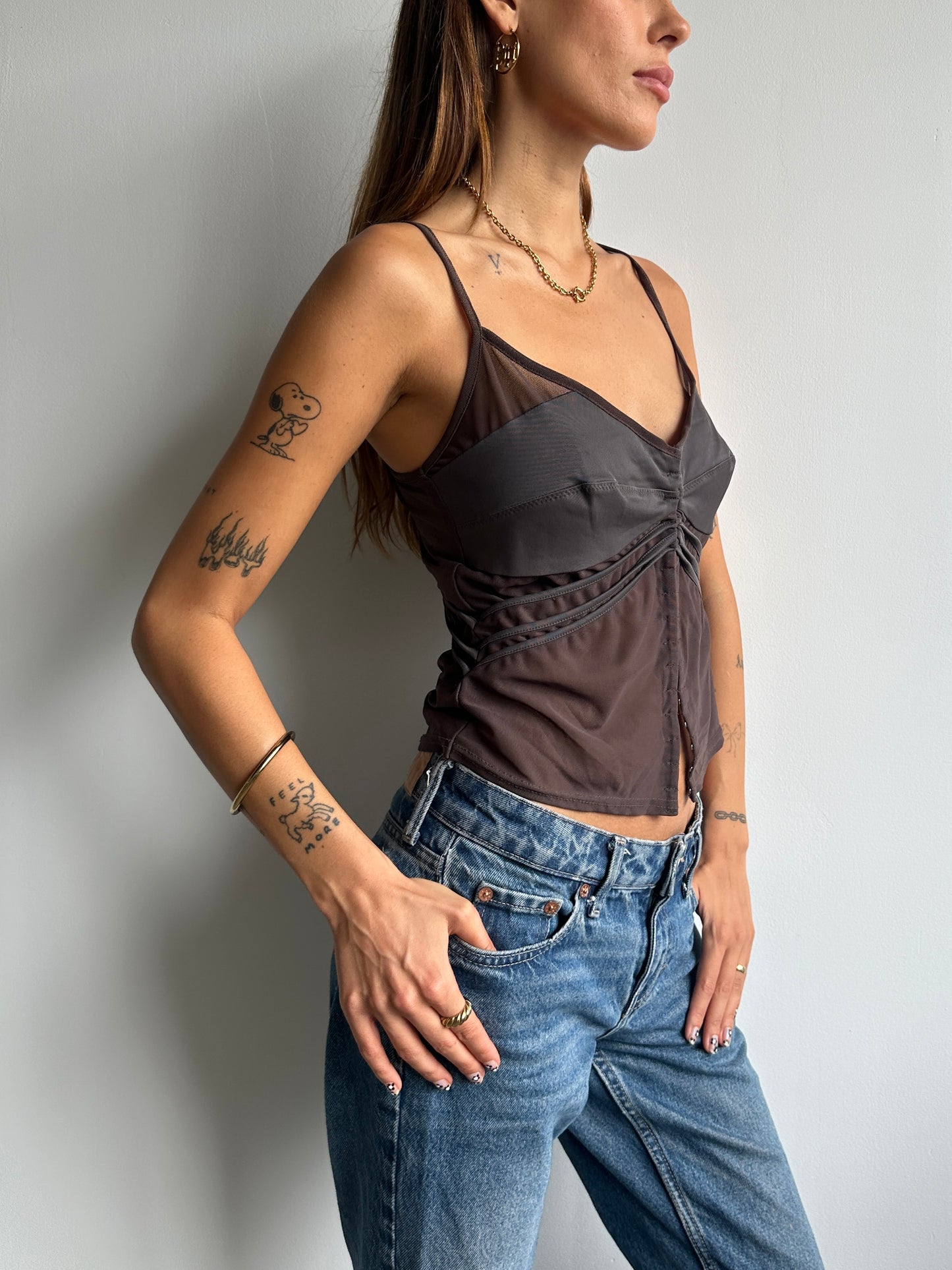 Hook Eye Bustier - Size M