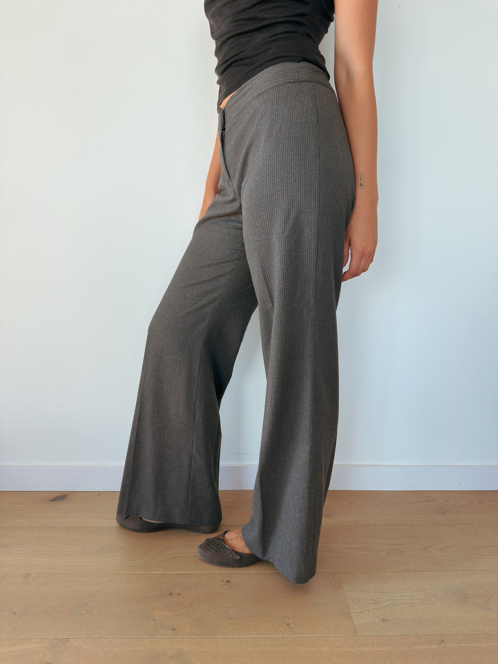low rise office pants — size XS-S