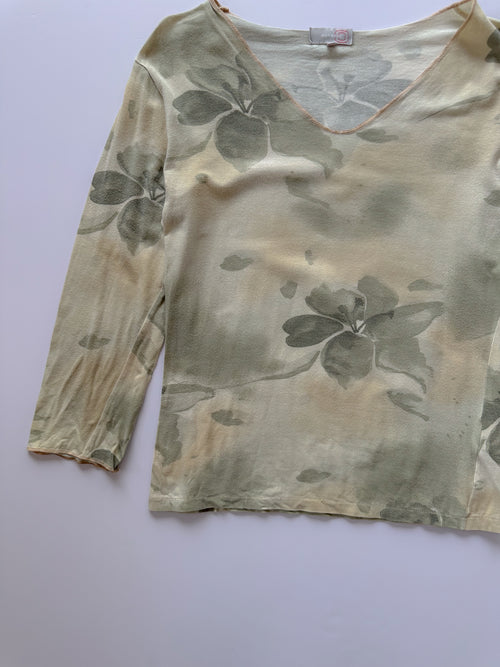 3/4 sleeve top / size small