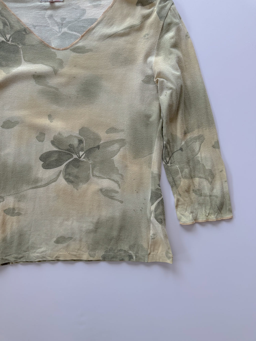 3/4 sleeve top / size small