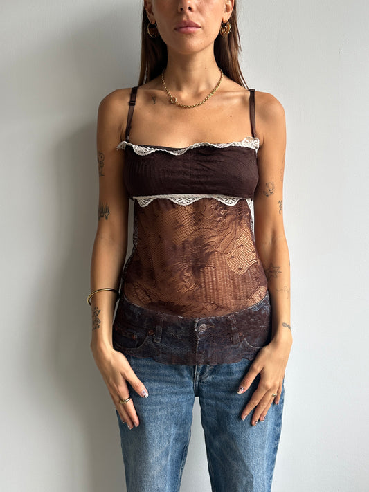Lace Cami - Size L