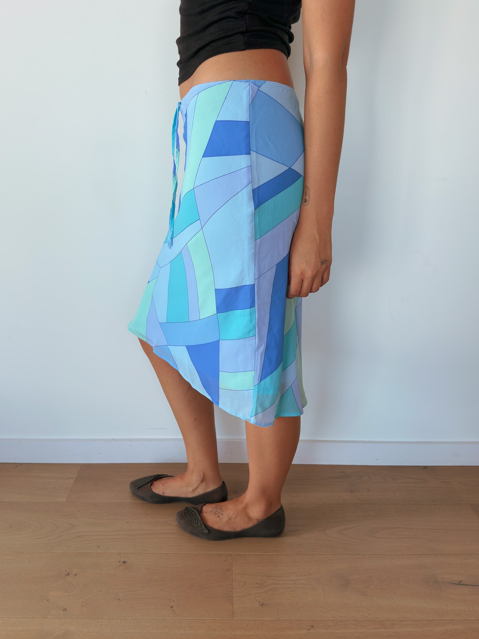 low rise midi skirt — size S