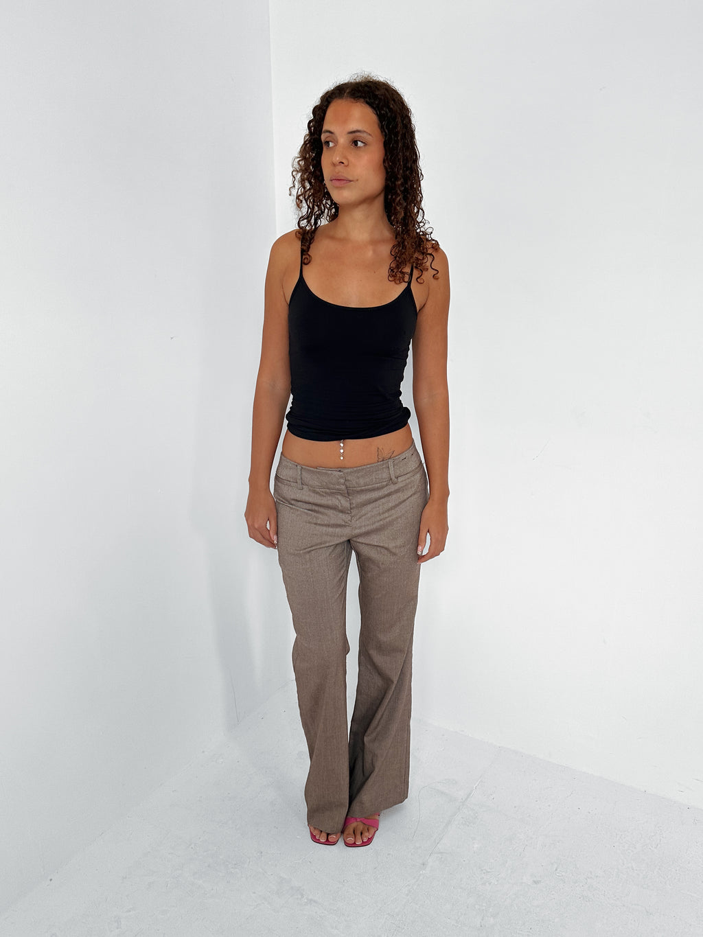 low rise trousers — size xs