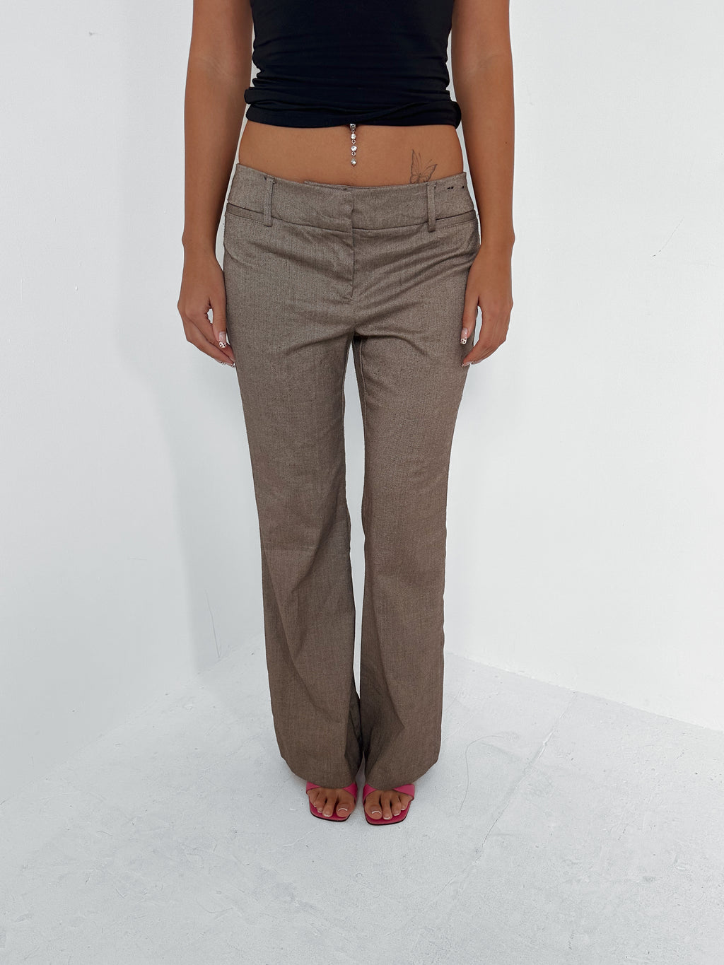 low rise trousers — size xs
