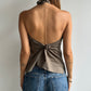 Beaded Halter Top - Size M/L