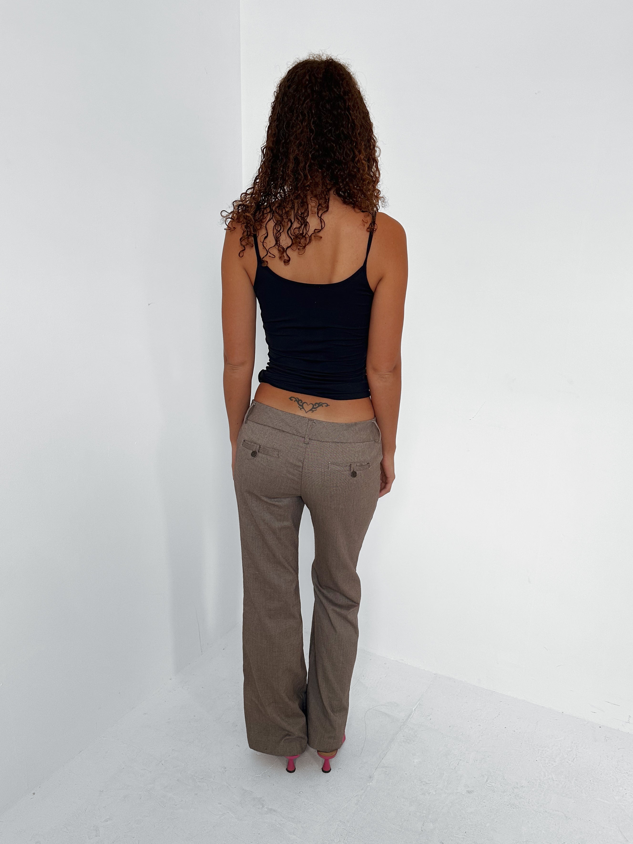 low rise trousers — size xs